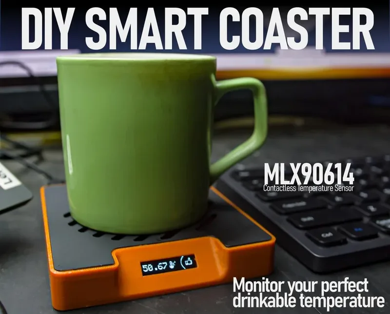 Temperature Monitoring Smart Coaster