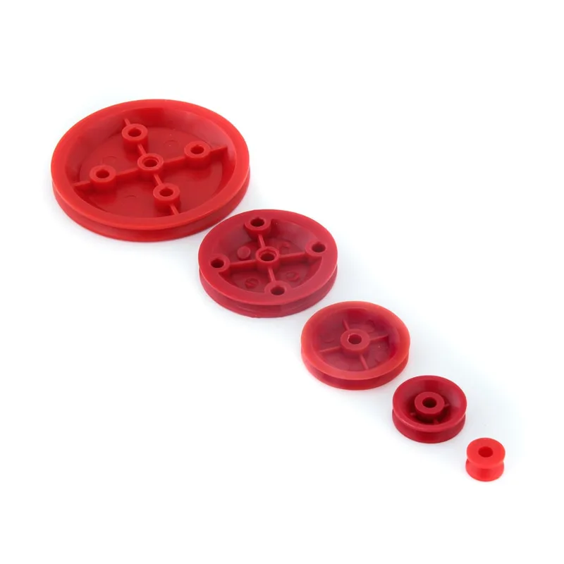 4mm Pulley, Pack of 10 - 10mm Diameter