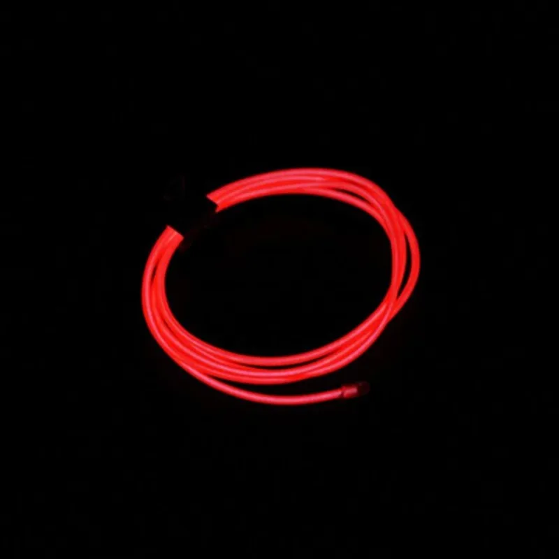 Neon Light EL Wire 1000mmx2.3mm Red