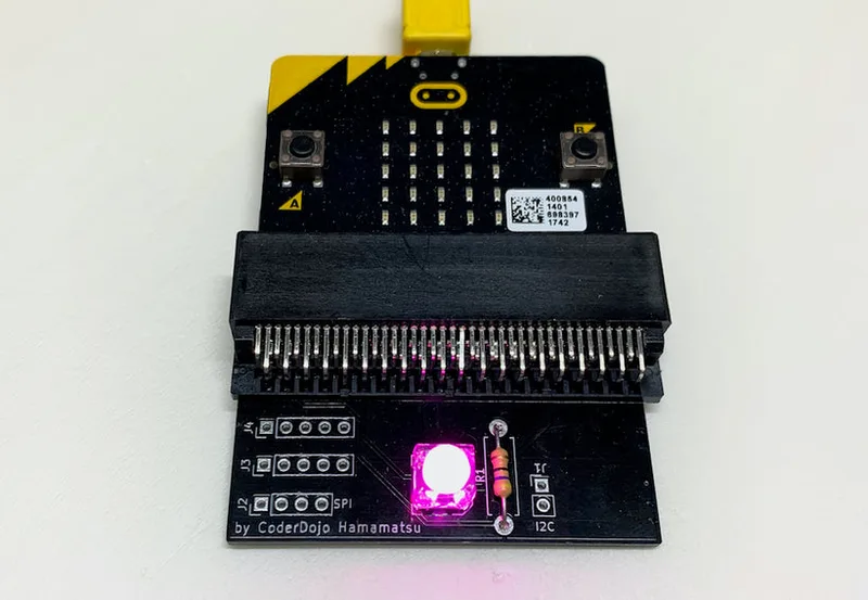 micro:bit用 色のプログラミングボード