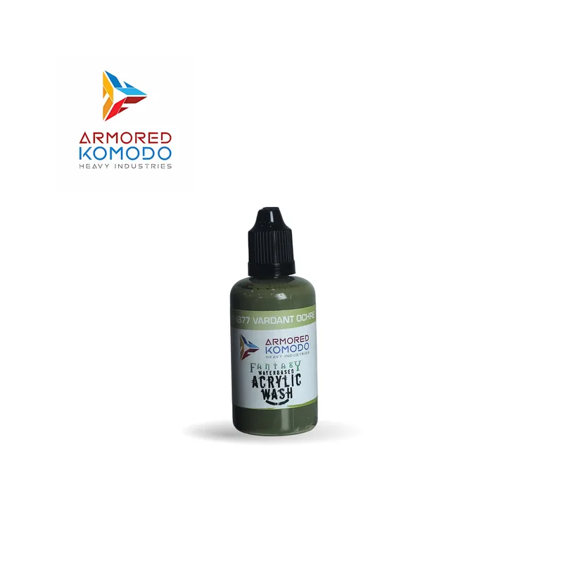 Arkom Waterbased Acrylic Vardant Ochre Fantasy Wash 50ml PH877