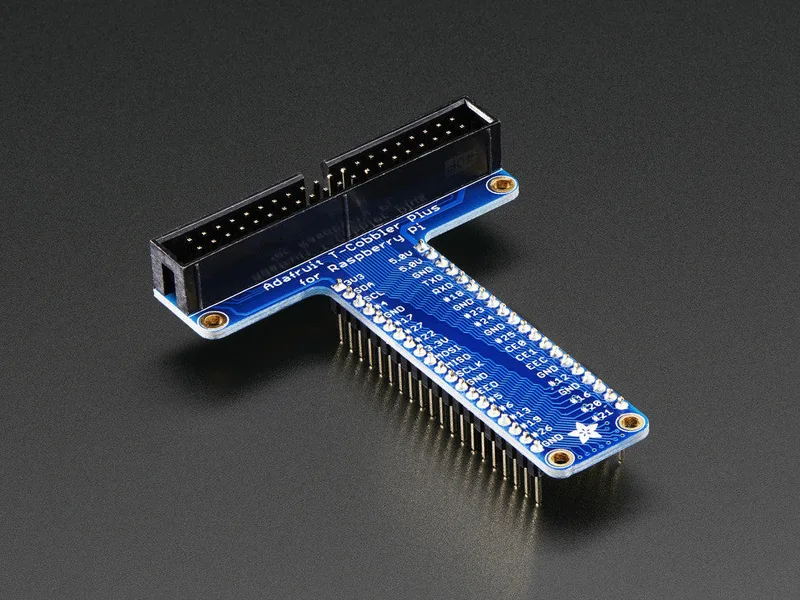 Assembled Pi T-Cobbler Plus - GPIO Breakout for Raspberry Pi A+,  B+, Pi 2 and Pi 3