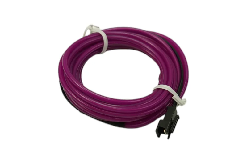 Illuminate with Purple EL Wire: Perfect for Crafts &amp; Decoration!