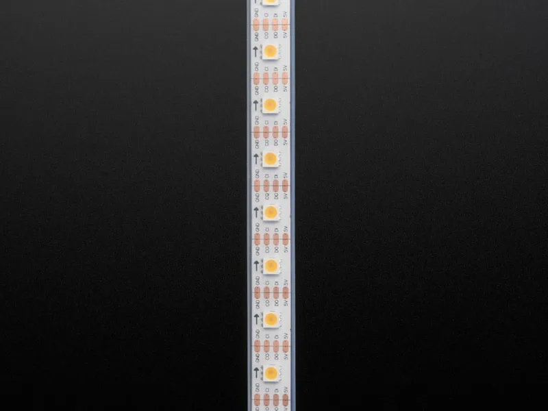 Adafruit DotStar LED Strip - Addressable Warm White - 60 LED/m ~3000K