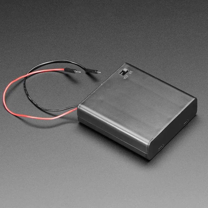 4 x AA Battery Holder with On/Off Switch