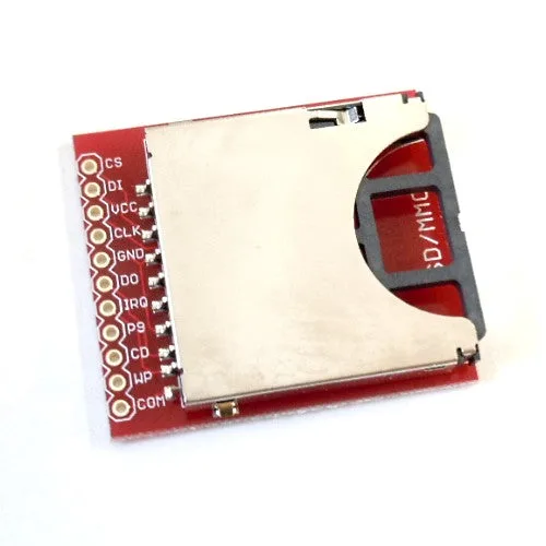 SparkFun SDカードスロット・ピッチ変換基板--販売終了