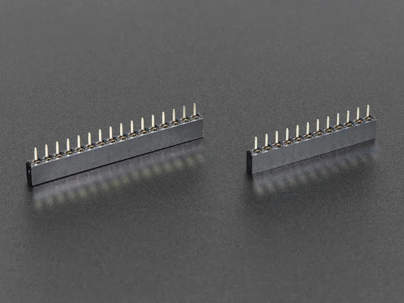 Short Feather Headers Kit - 12-pin and 16-pin Female Header Set