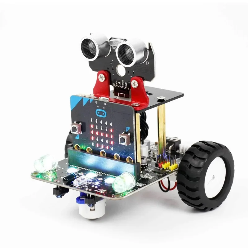 Micro:bit smart robot car bitbot with IR and APP for Micro:bit V2/V1.5