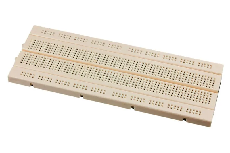 Basic Breadboard / Solderless breadboard - 16.5*5.5 cm - 840 pins with Adhesive at the back