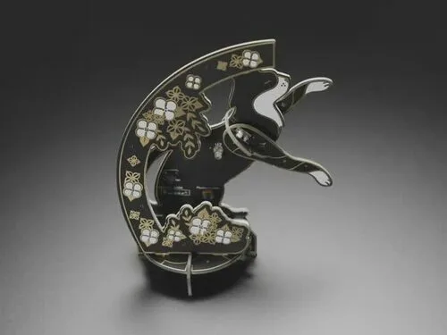 Art Deco Cat Lamp - Soldering Kit by Elkei Education