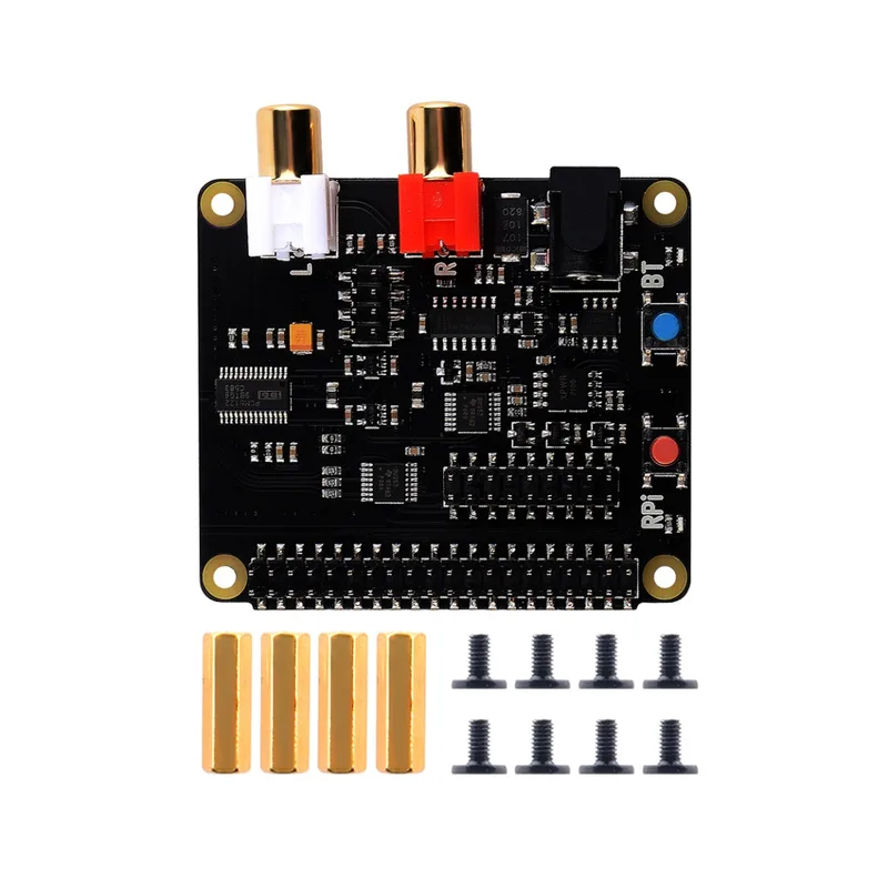 52Pi X930 Bluetooth 5.0 HiFi DAC HAT Supports Safe Reboot, Safe Shutdown & Full Poweroff from Software