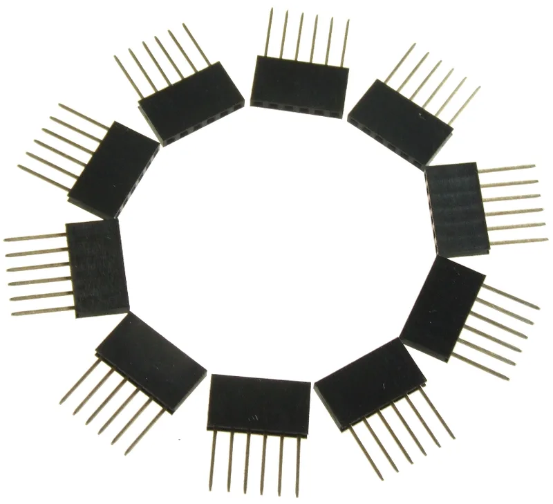 Stack Your Arduino Shields with Ease: 6-Pin Female Header