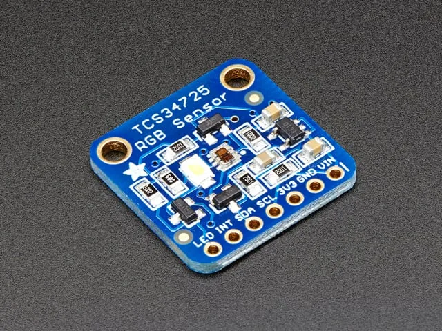 RGB Color Sensor with IR filter and White LED - TCS34725