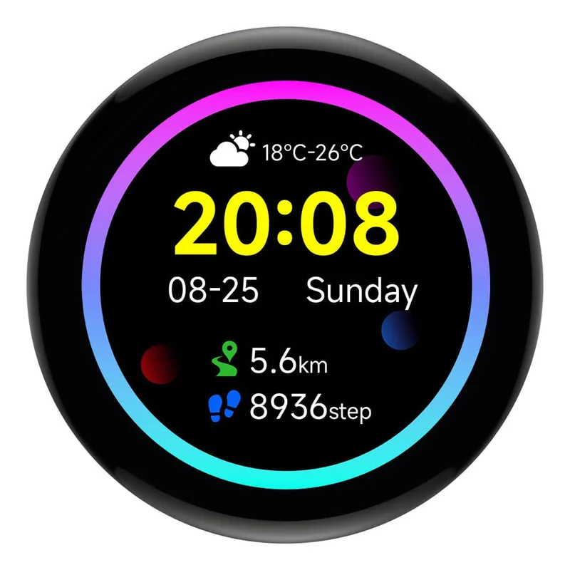 RP2350 1.43" AMOLED Round Display Dev Board (466x466)