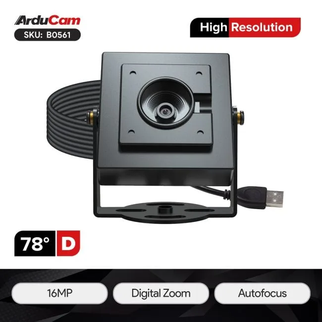 Arducam ezBOX-Klarity - 16MP USB2.0 UVCカメラ