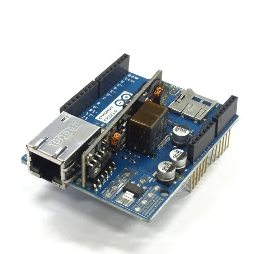 Arduinoイーサネットシールド(PoEモジュール付) --販売終了