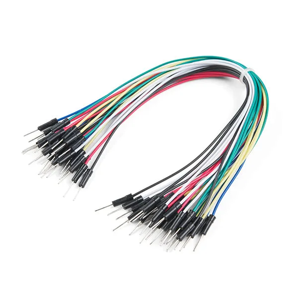Jumper Wires Standard 7\" M/M - 30 AWG (30 Pack)