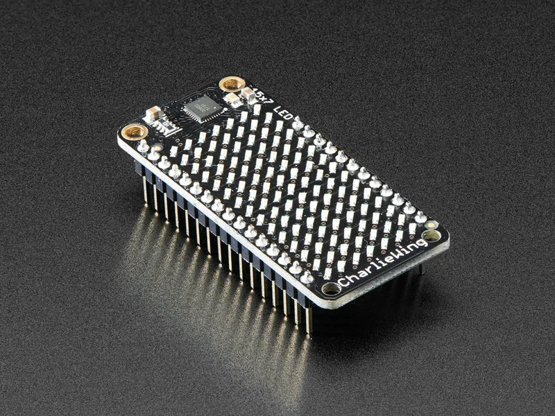 Adafruit 15x7 CharliePlex LED Matrix Display FeatherWing - Red