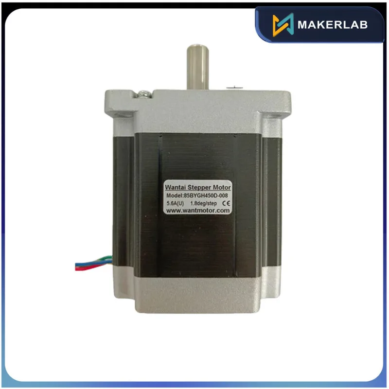 Wantai Stepper Motor Nema 34 70kg-cm 5.6A 100mm | Model 85BYGH450D-008