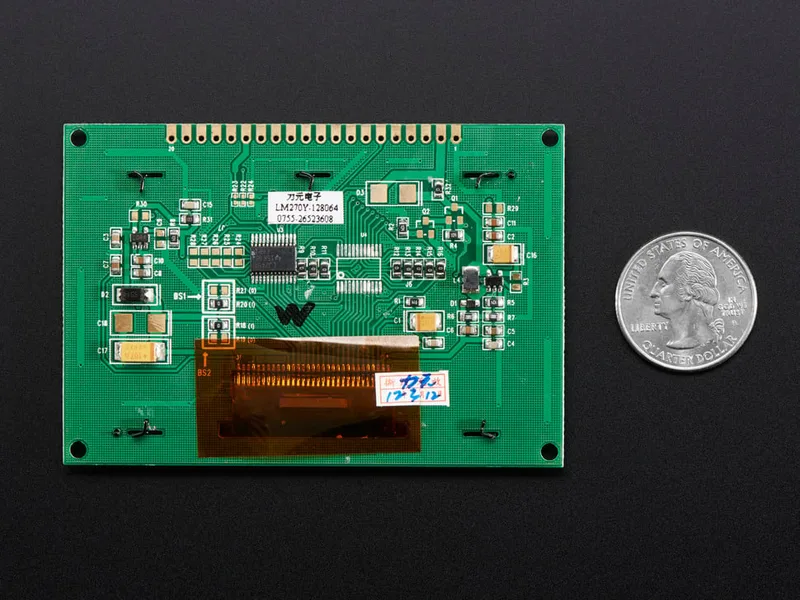 Monochrome 2.7" 128x64 OLED Graphic Display Module Kit