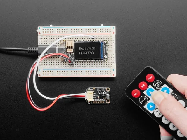 Adafruit Infrared IR Remote Receiver - STEMMA JST PH 2mm