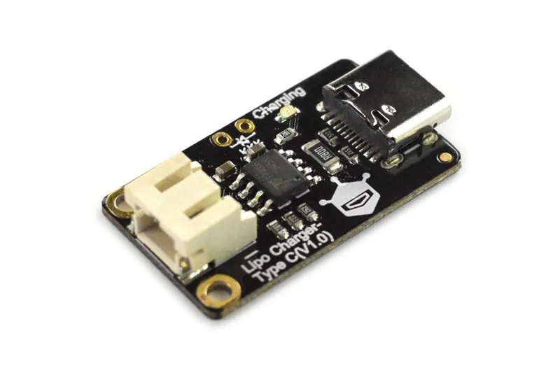 Compact Type-C Lipo Charger for 3.7V Lithium Battery - Safe &amp; Efficient
