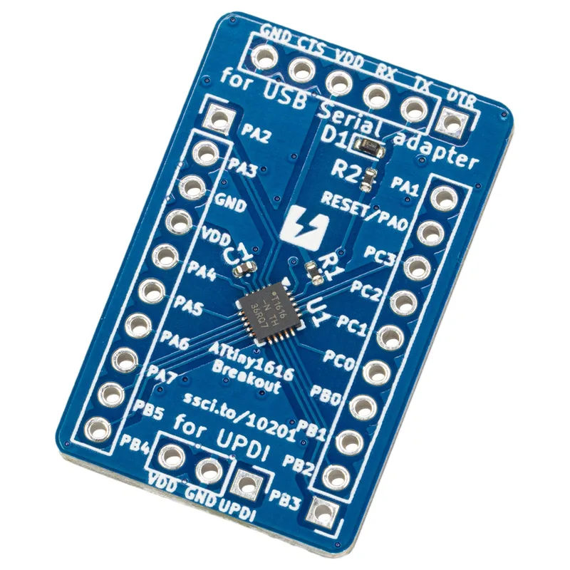 ATtiny1616-MNRピッチ変換基板