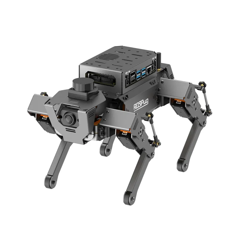 Hiwonder ROSPug Quadruped Bionic Robot Dog Powered by Jetson Nano ROS Open Source Python Programming