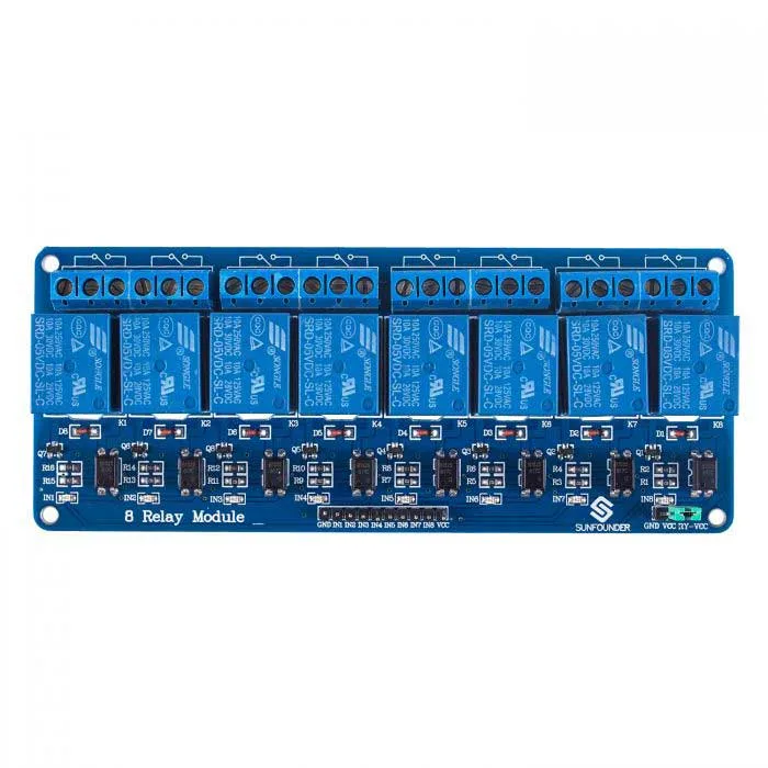 SunFounder 5V 8 Channel Relay Shield Module for Raspberry Pi /Arduino