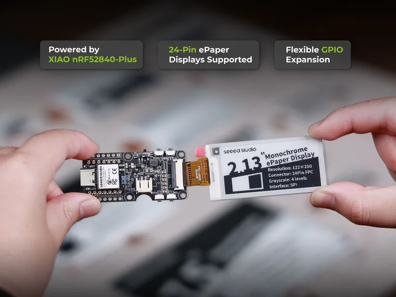 XIAO ePaper DIY Kit(nRF52840) - EN05