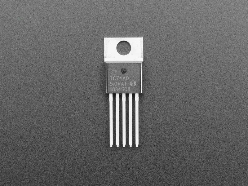Breadboard Friendly I2C Temperature Sensor - TC74A0 TC74A0-5.0VAT