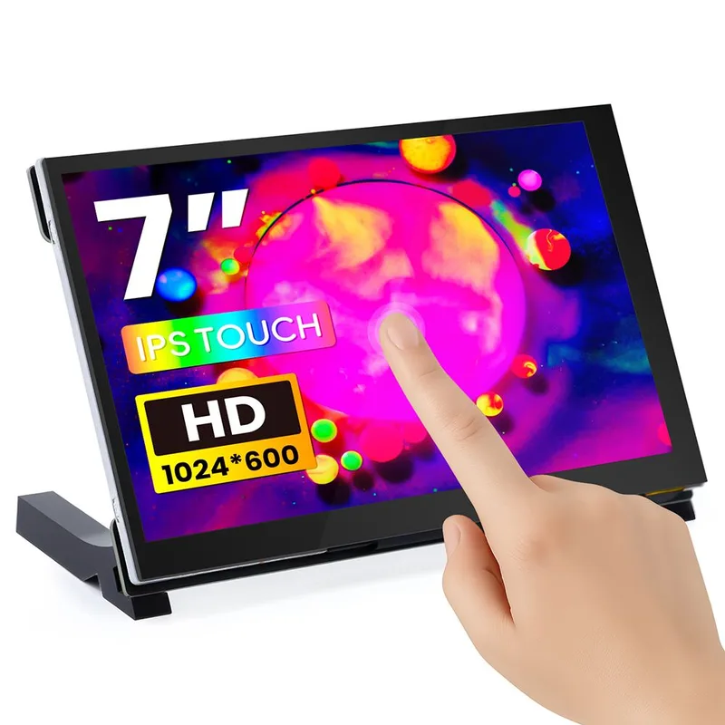 7inch IPS HD Touch Screen-D 1024*600 HD Monitor Compatible with Raspberry Pi/BB Black, etc