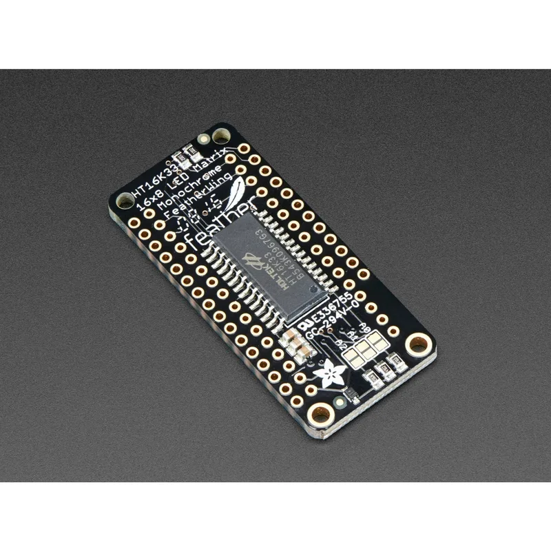 Adafruit 8x16 LED Matrix FeatherWing w/o Matrices