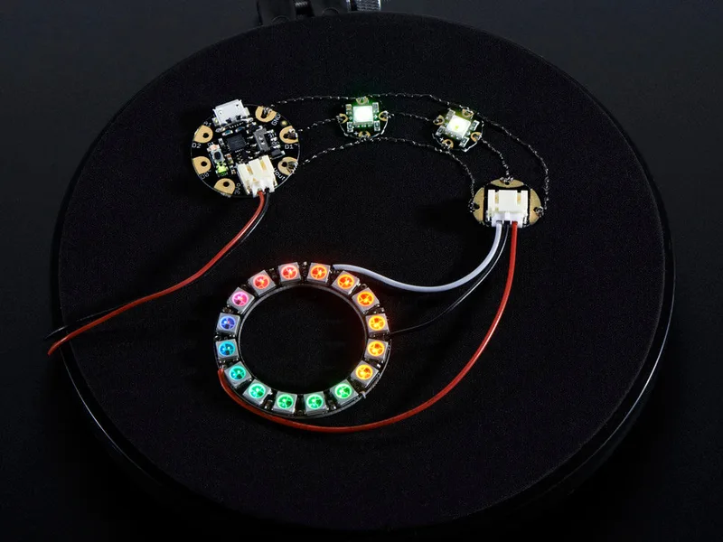 Flora Sewable 3-Pin JST Wiring Adapter
