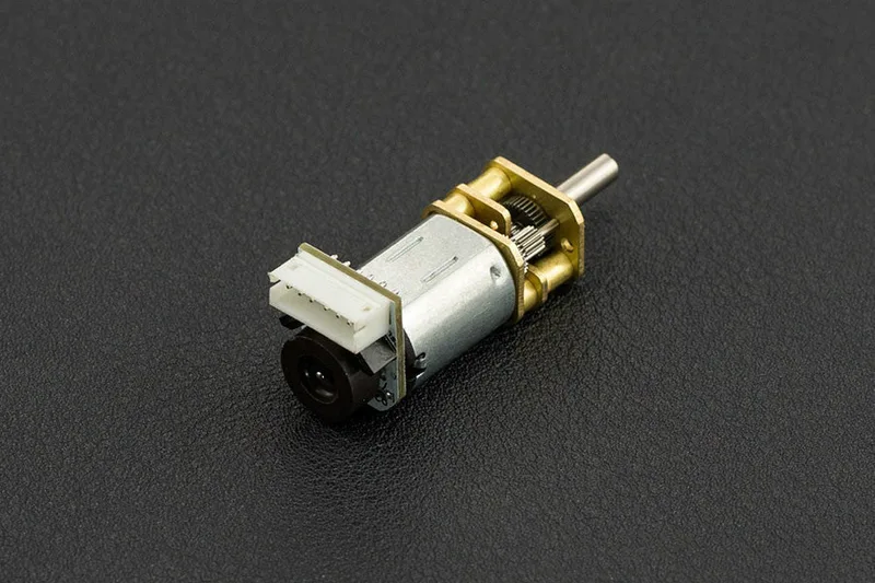 Micro Metal Gearmotor w/Encoder- 6V 105RPM 150:1