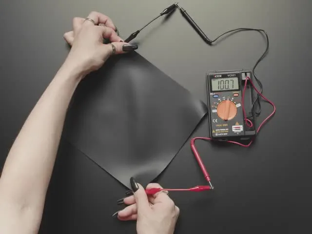 Conductive Rubber Sheet / Stretch Sensor- 200mm x 200mm x 1mm