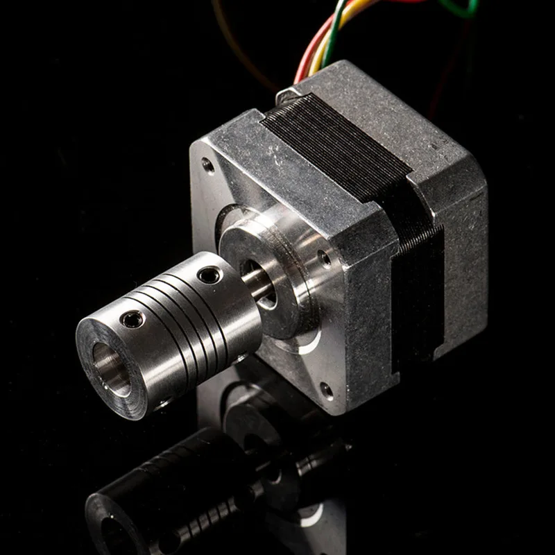 Aluminum Flex Shaft Coupler - 5mm to 10mm