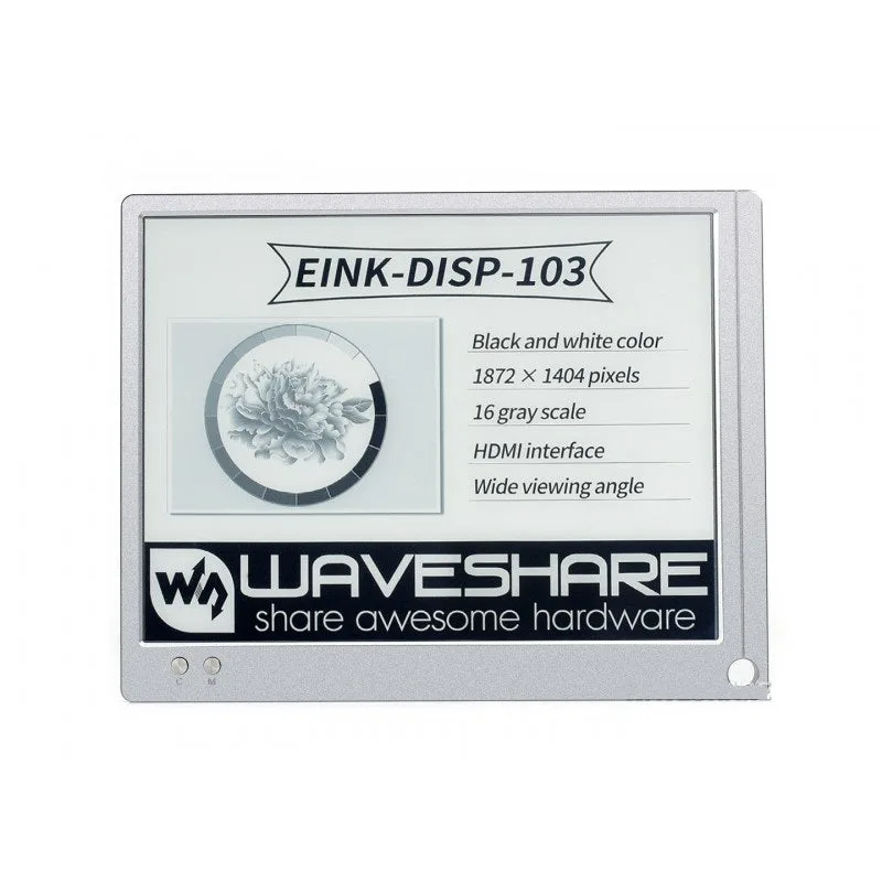 10.3inch E-paper Monitor, HDMI Display Interface, Eye Care