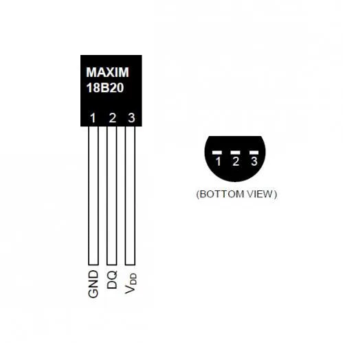 DS18B20 - Digital Temperature sensor