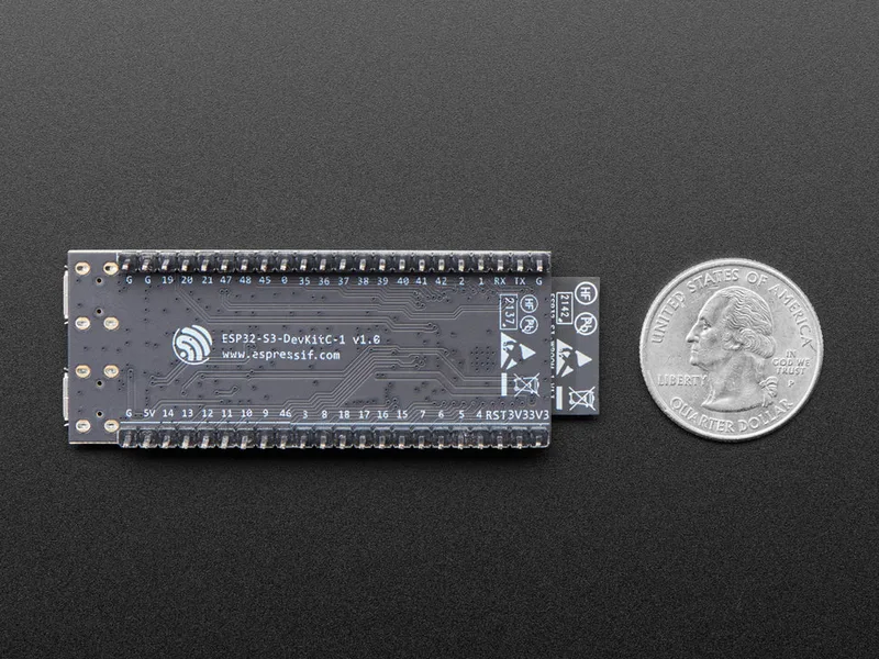 ESP32-S3-DevKitC-1-N8 - ESP32-S3-WROOM-1 Dev Board - 8MB Flash