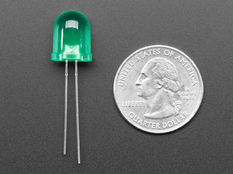 Diffused 10mm LED Pack - 5 LEDs each in 5 Colors - 25 Pack