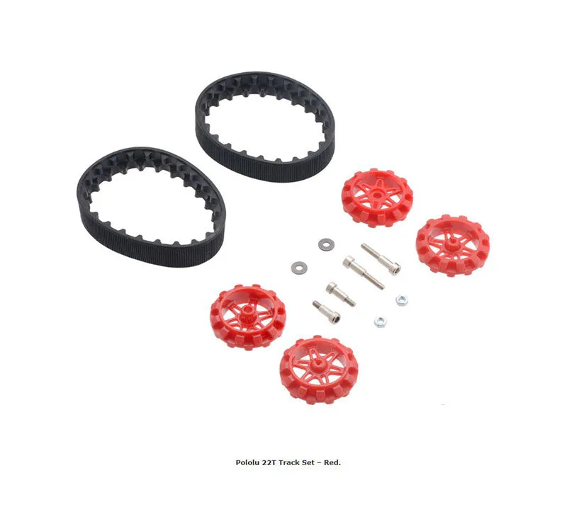 Pololu 22T Track Set - Red | 3031