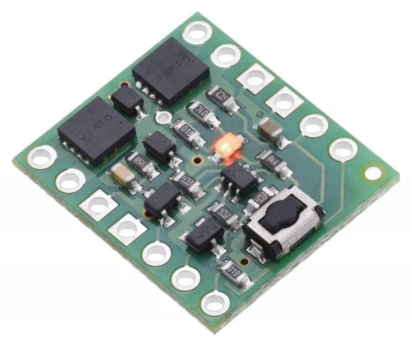Pololu Mini Pushbutton Power Switch with Reverse Voltage Protection, LV