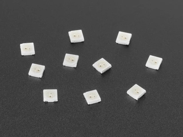 NeoPixel 5050 RGB LED with Integrated Driver Chip - 10 Pack