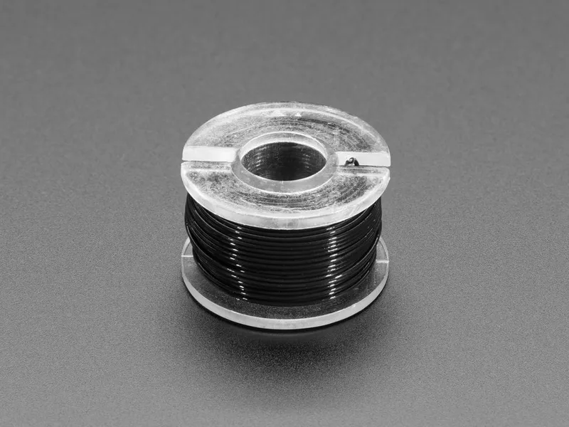 Ultra-Fine Stranded Wire Spool - 10 meters - 32AWG - Black
