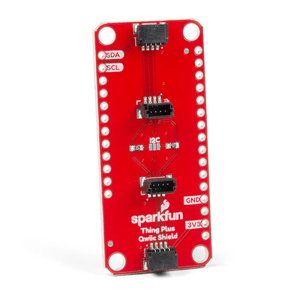 SparkFun Qwiic Shield for Thing Plus（ピンソケット付き）