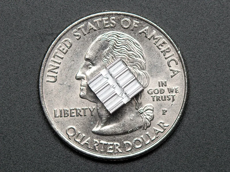 Aluminum SMT Heat Sinks 10 Pack - 0.25"x0.25" x 0.15" tall