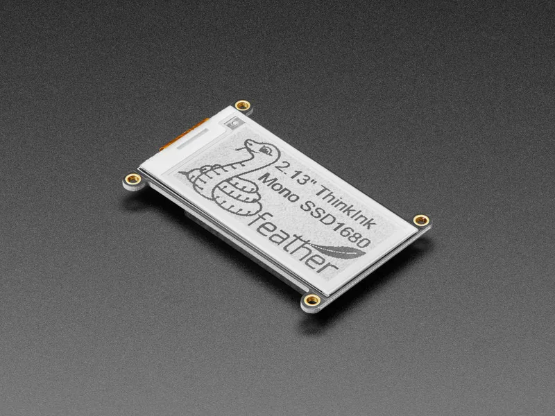 Adafruit 2.13" Monochrome eInk / ePaper Display FeatherWing 250x122 Monochrome with SSD1680