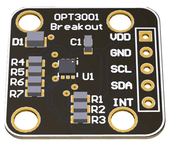 Witty Fox - OPT3001 Digital Ambient Light Sensor | Precise LUX meter sensor
