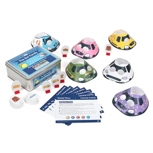 Marketplace Activity Tin for Bee Bot and Blue Bot